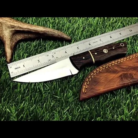 Carbon Steel Fixed Blade Knife - Picture 1 of 6